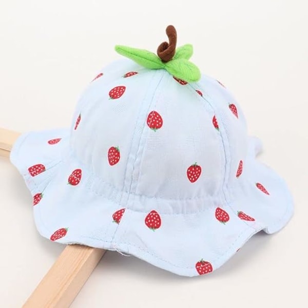 Baby Solhatt Toddler Sommer Strand UPF 49+ Solbeskyttelse bøttehatt