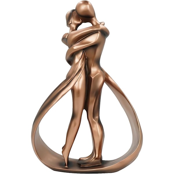 Jubilæumsgave, Moderne Resin Par Skulptur Hjemmedekoration, Romantiske Gaver, 25 cm