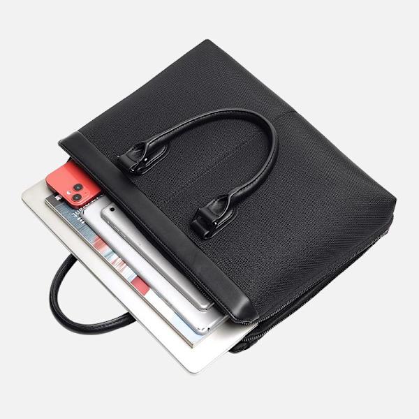 Herrar Briefcase Business Tote Dokumentväska Väska Stor Kapacitet 15.