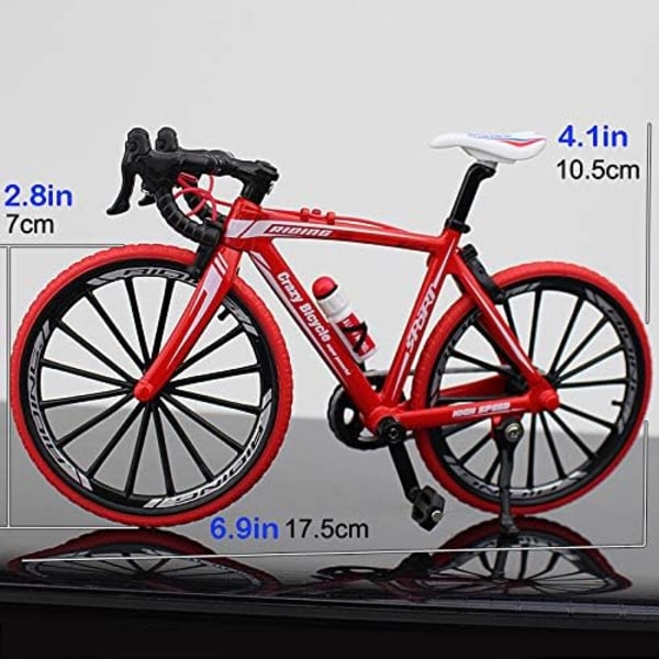 1-pack: 8-legering simulering cykelmodell pendel mini b