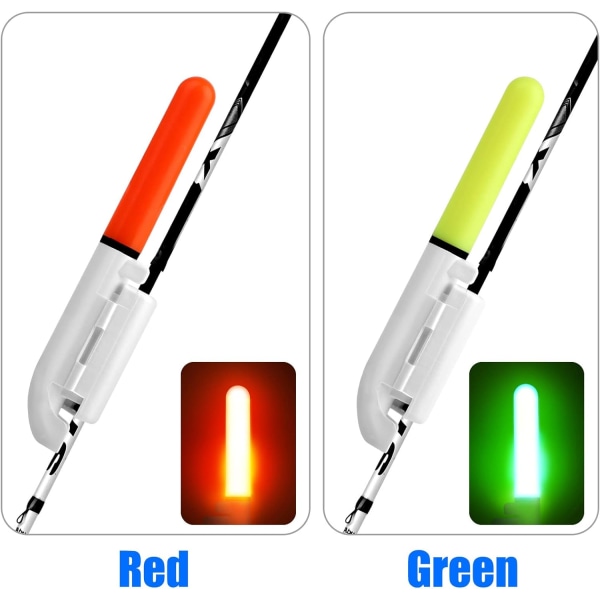 8 PCS Fishing Glow Sticks, LED Glow Sticks for Fishing, LED Night