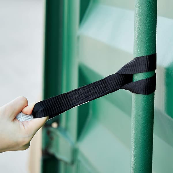 Sæt med 4 stropper, længde 30 cm, bredde 25 mm, spændingskapacitet (bla