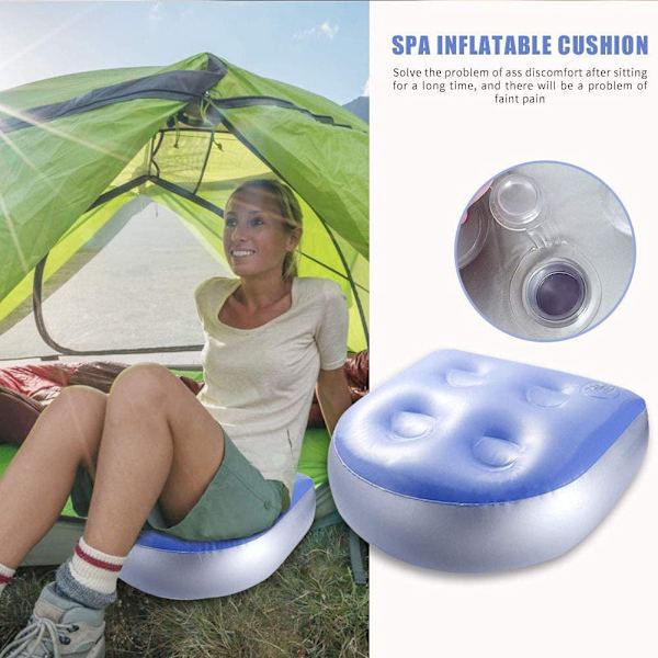2 stk. Oppustelige Booster Sæder, Spa Badekar Pude Spas Booster Se