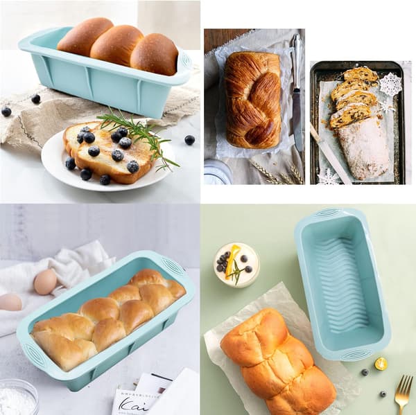 Brødforme til Bagning af Brød 8,5 x 4,5 Værdipakke med 2 Toastovnsforme