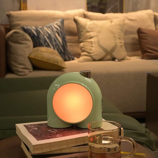 Trådlös Smart Bordlampa, Programmerbar RGB LED Stämningsbelysning, N DXGHC