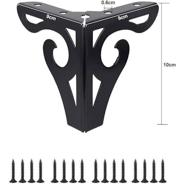 4 stycken metall soffben, Möbelben/Triangulära möbler DXGHC