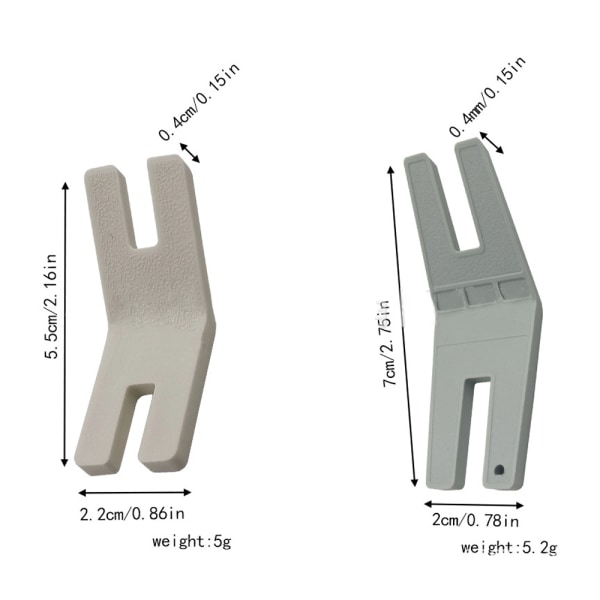 2 kpl Muoviset Paininjalka Työkalut Ommelkoneen Paininjalalle S
