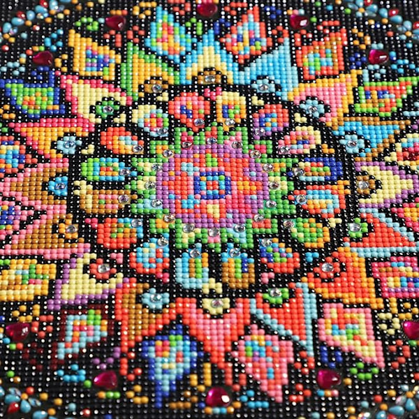 Diamantkonstset för Vuxna Barn Runda Full 5D DIY Mandala Specia
