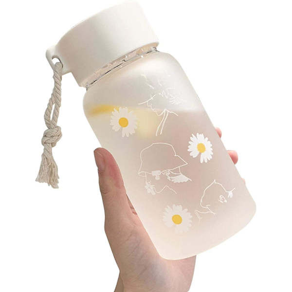 Dewenwils 500ml Liten klar plastvattenflaska med rep, F DXGHC