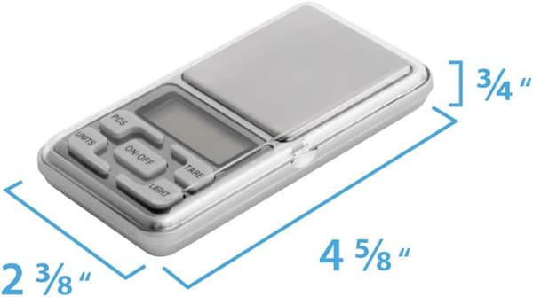 Viktningsskala, Mini Digital Smyckesskala. Tara Full Kapacitet, och