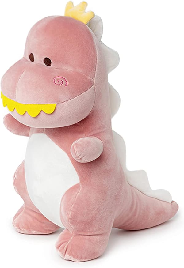 Dinosaurus Pehmolelu, 30CM, Vaaleanpunainen Söpö Dinosaurus Pehmo