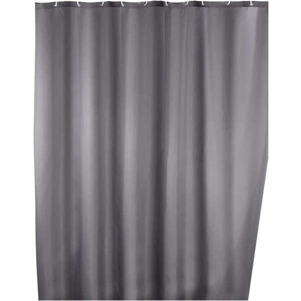 Anti-mögel duschdraperi grå, textildraperi med anti-mögel eff