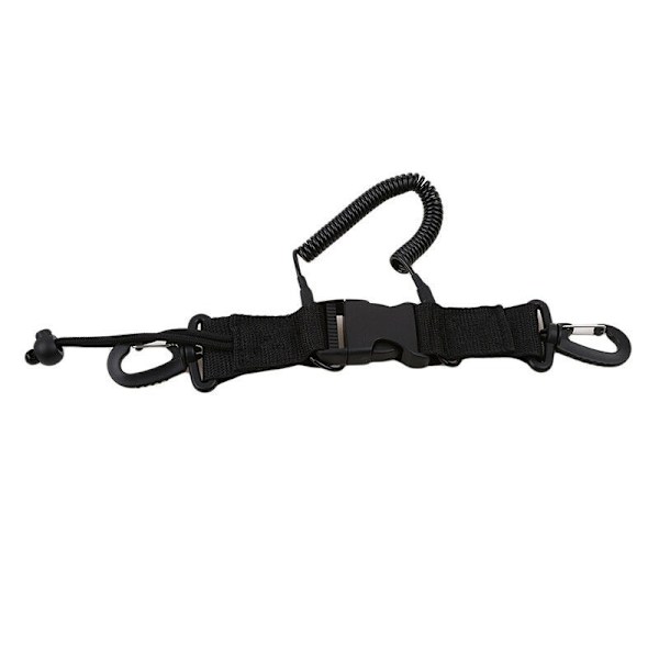 Musta 3 kpl Sukelluskamera Miss Rope Anti-Lost Jousiköysi Anti-Dr