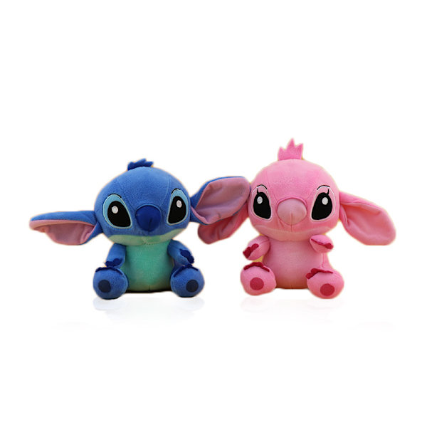 2 kpl Stitch-pehmolelu Interstellar-vauvanukke Riie-nukke 5 tuumaa