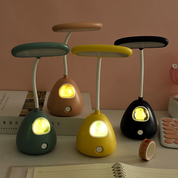 1 Styck Kreativ Söta Husdjursdjur Skrivbordslampa Mini USB Laddning Dino