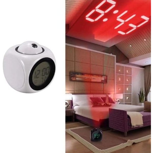 Väckarklocka, Projektor väckarklocka, Digital väckarklocka, Ceiling Pro