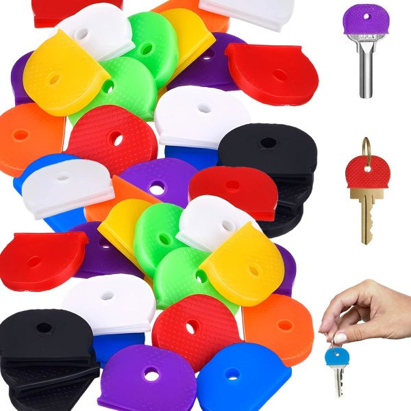 40st Nyckelskydd Caps, Keycaps Silikon Key Identifier Caps Färg