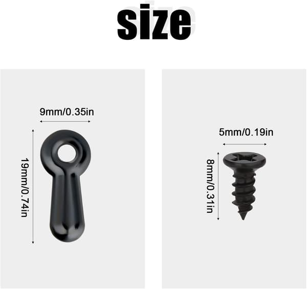 160 stk. Bildeframme-vippefester og 160 stk. Flat Head Phot