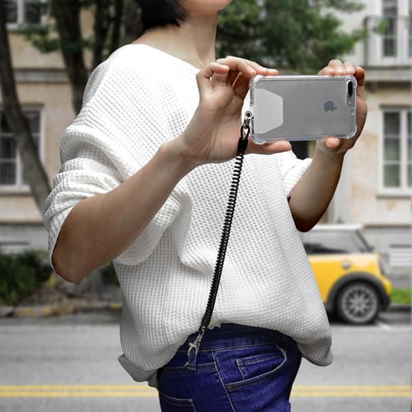 Telefon-Snorebånd med Patch, Universal Strækbar Lasso-Rem