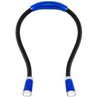Oppladbart boklys, 4 LED skulderlampe, leselampe