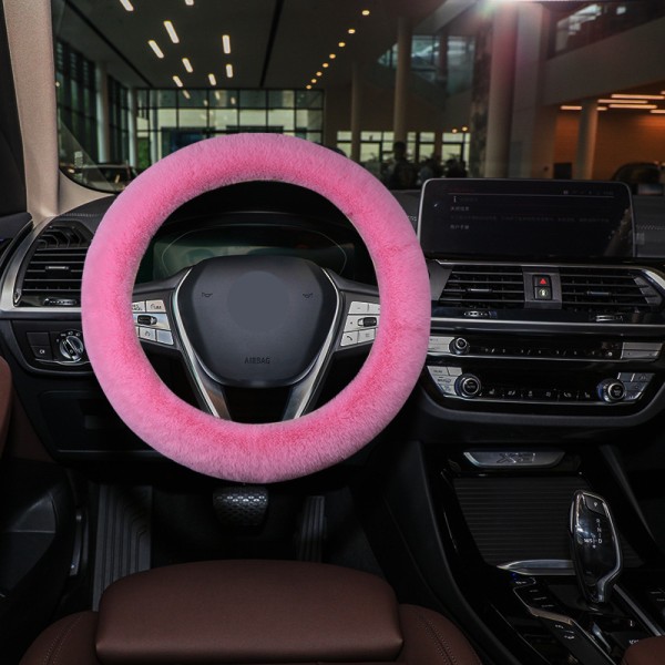 Fluffy Steering Wheel Covers Fur Car Rat Cover, Fuzzy U