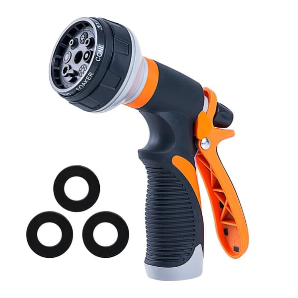 1 stk Orange Havevandsslange Dysespids, Vandsprøjte Dysespids Heavy Duty H