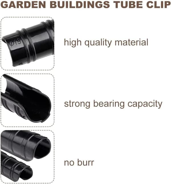 Sett med 20 klemmer for drivhus 25 mm DXGHC