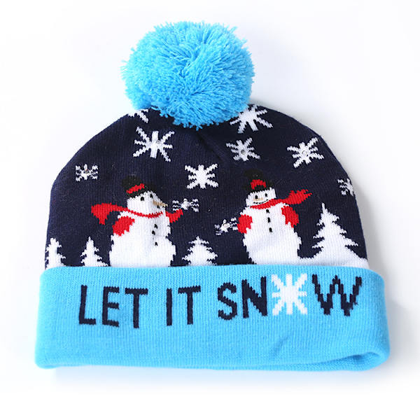 2 LED-julklappar, Julklappar Unisex stickade semesterhatt
