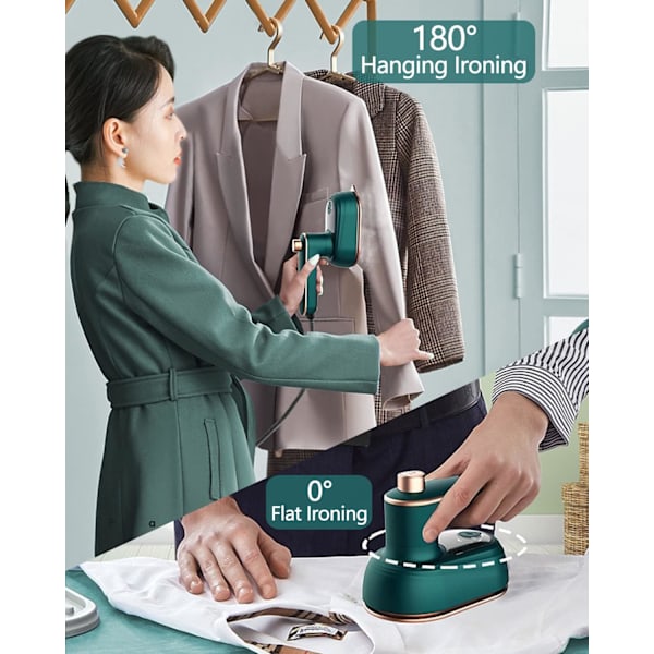 Mini Strykjärn Handhållen Kan Rotera 180 Grader, Resa