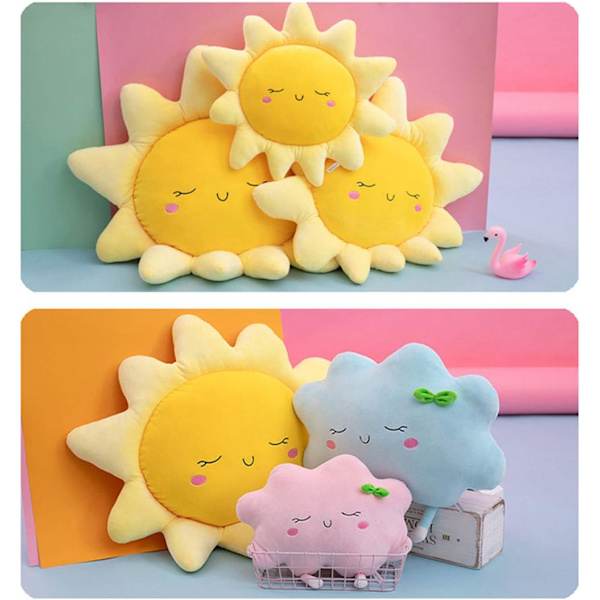 Sol Sky Skygge Pude Blød Sofa Pude Pude Bil Nakkepude