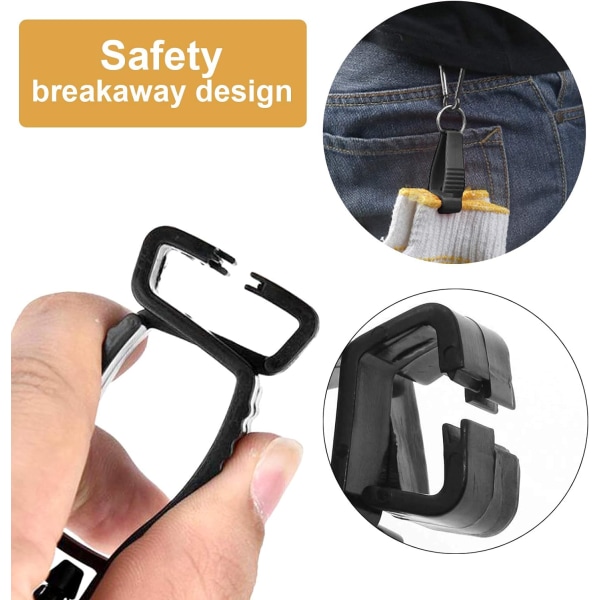 2 Arbejdshandsker Klips, Handskeklips Arbejdshandskeklips Handskeholder DXGHC