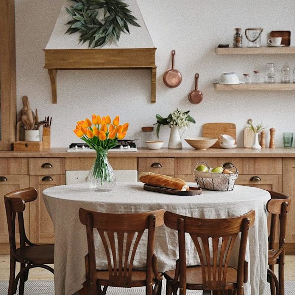 10 Pak Kunstige Tulipaner Real Touch Kunstige Blomster Bulk Falsk Tulipan