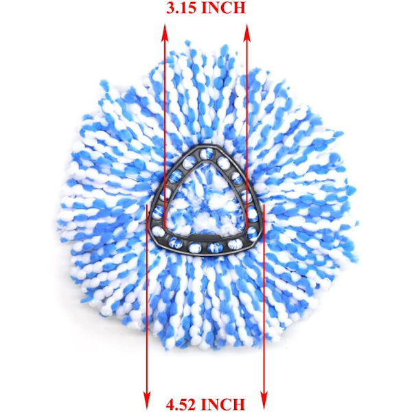 Cleaningtool Spin Mop -Vaihtosuulake, Mop-Vaihtosuulake Rinsille