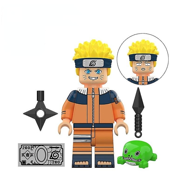 Anime Naruto-serien Uzumaki Naruto samlede byggeklodser minifigurer børnelegetøj julegaver