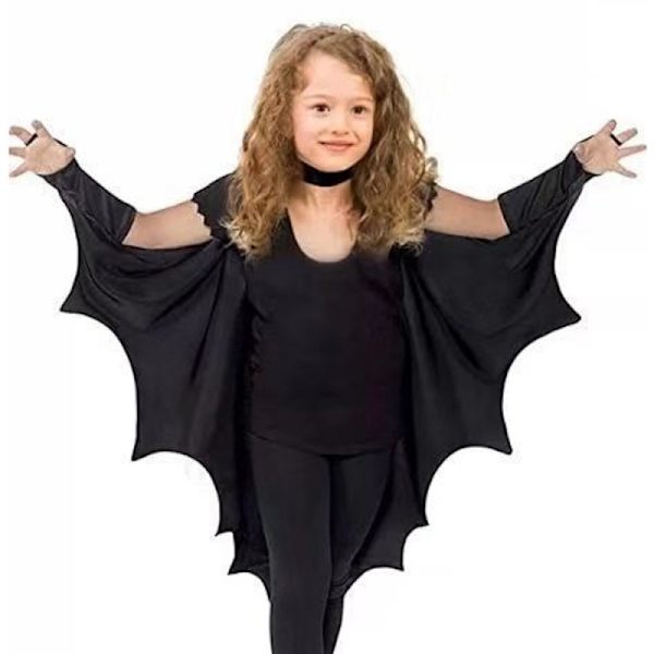 Vampyr Battevinge Kostume til Børn, Sort