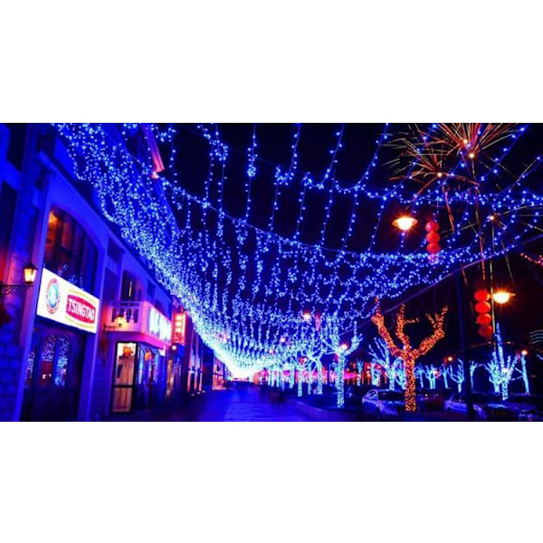 Jouluvalot, 200 LED-lamppua, Lämmin Valkoinen, Sisä- ja Ulkokoristeluun