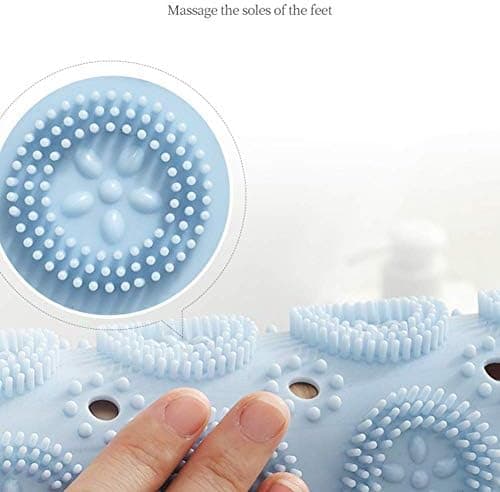 PVC Rund Massage Bademåtte Antislip Brusematte Badeværelsesmåtte Machi