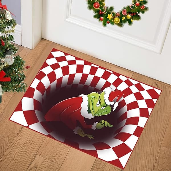Illusionsdørmatte, Julepynt Dørmatte Gulvmatte 40*6