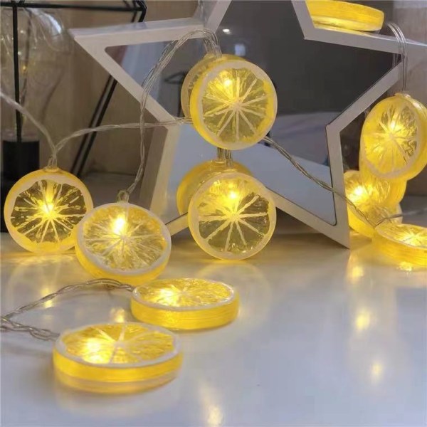 LED keltainen sitruunaviipale pieni lyhty vilkkuva valomerkkijono lig