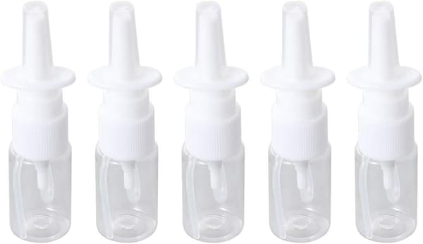 5 stk. 10 ml næsesprayflasker Genopfyldbare næsesprayflasker