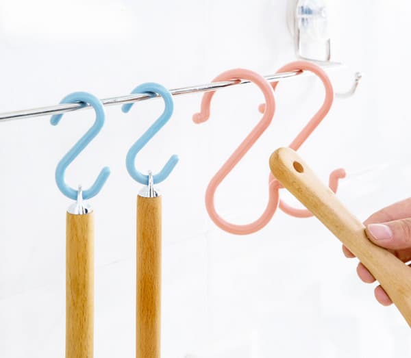 24 kreative S-formede kroker i plast for flere formål