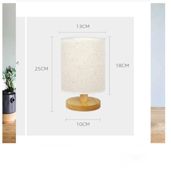 Liten Bordlampe for Soverom - Sengelamper for nattbord, Mini