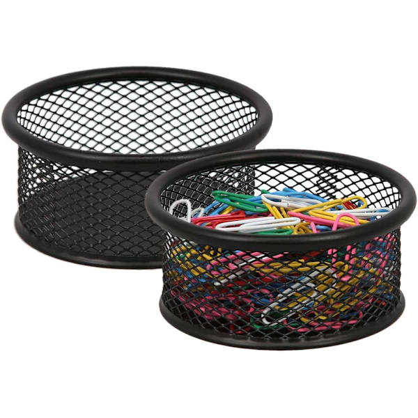 Sort Metal Papirklips Dispenser