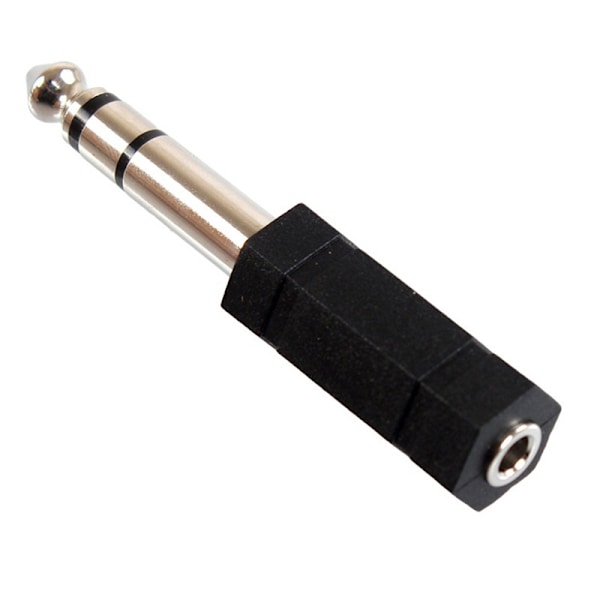 6,5-plugg til 3,5 mono jack adapter 6,35 plugg til 3,5 hunn lyd a
