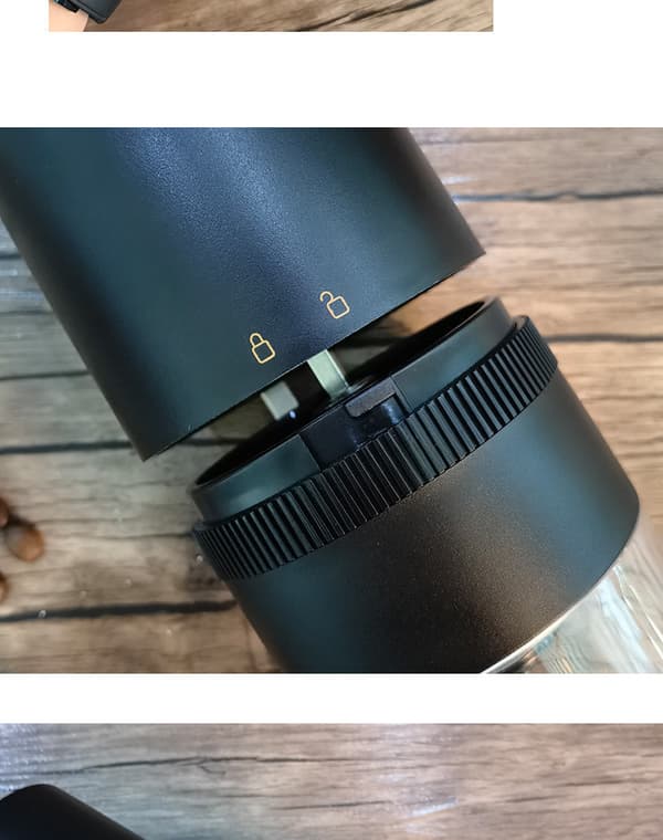 Bärbar Elektrisk Kaffekvarn USB Laddningsbar Kaffekvarn