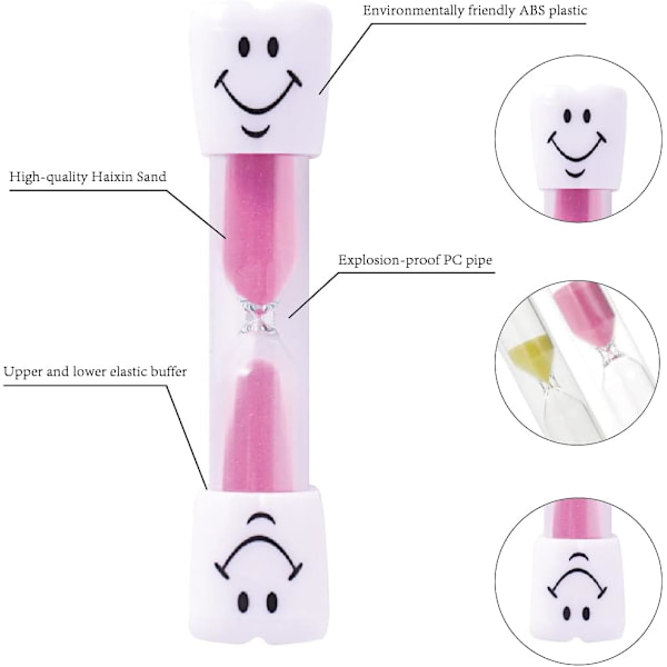 2 stk. Sandur Timer Sandur med Smilende Ansigt DXGHC