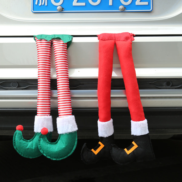 2 st jultomteben Santa-ben Julbilbenshängande C