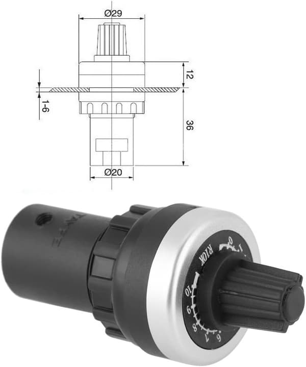 Panelmontert 10K Potensiometer VSD VFD for variabel hastighetsdrift I