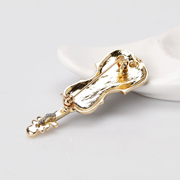Violinbroscher, klädaccessoarer, modebroscher, simulerade