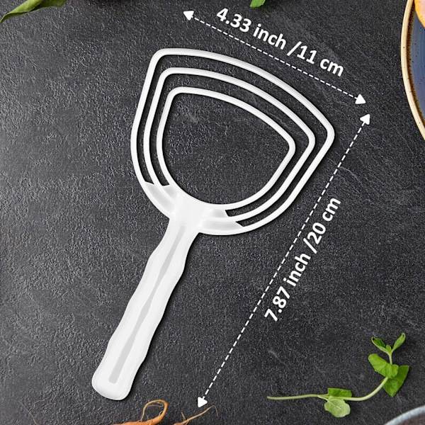 4 stycken Köttskrapor Benstoftsskrapa Bensskrapa Vit Poly S